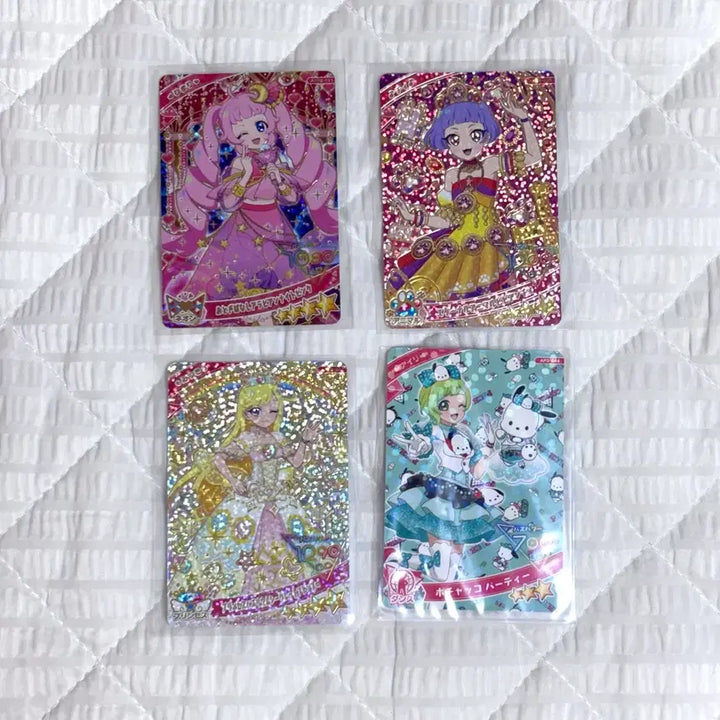 [BUNJANG] AIFREE Sanrio 4-Star Cards Bundle Set / 아이프리 일판 4성 카드 일괄 소라 초아 치이 아이리 산리오