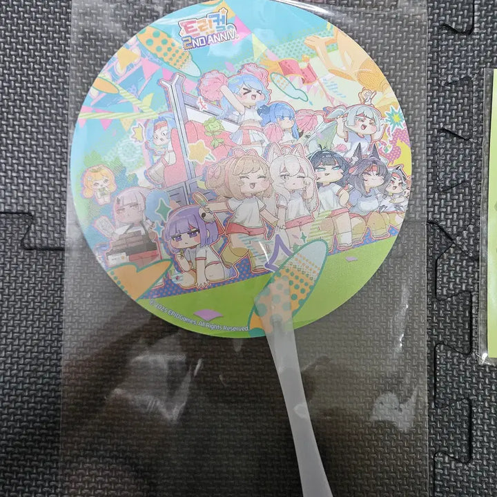 [BUNJANG] Trickcal Butter Acrylic Stand &amp; 2nd Anniversary Sports Day Fan / 일괄) 트릭컬 버터 아크릴 스탠드, 2주년 운동회 부채