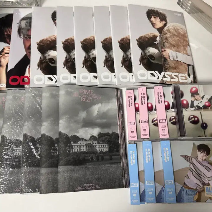 [SOLD OUT] 일괄 라이즈 전시회 엠디 개봉앨범 디아이콘 컵홀더 시그 디비디