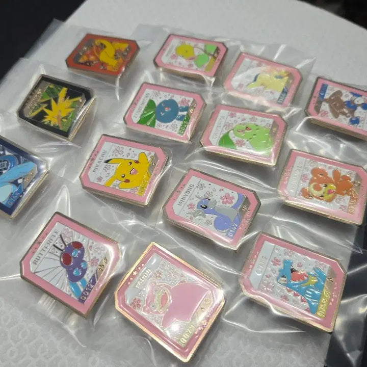 [BUNJANG] Isak Toast Pokemon Spring Badge Day Version Full Set (14 types) / 이삭토스트 포켓몬  봄 뱃지 낮버전 14종 풀세트
