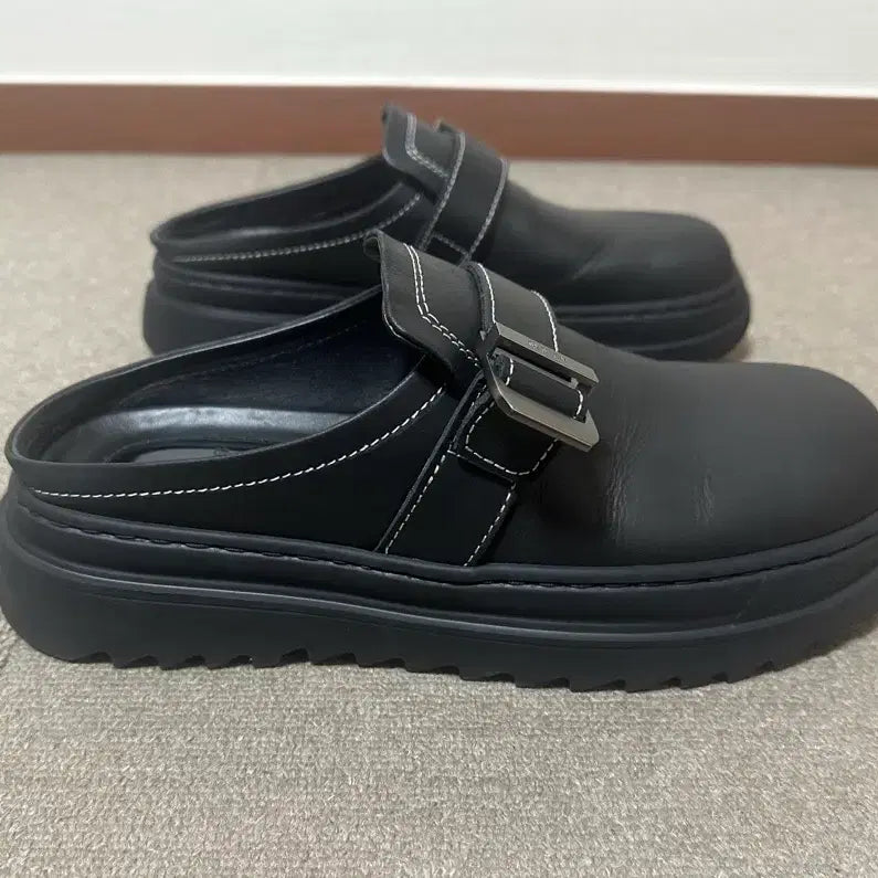 [SOLD OUT] 시스템옴므 천연소가죽 버틀 벨크로 뮬 [260] (255)