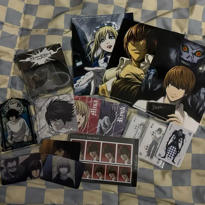 [BUNJANG] Death Note x Tuneequeue Collaboration Cafe Goods Bundle Set / 일괄) 데스노트 콜라보 카페 굿즈