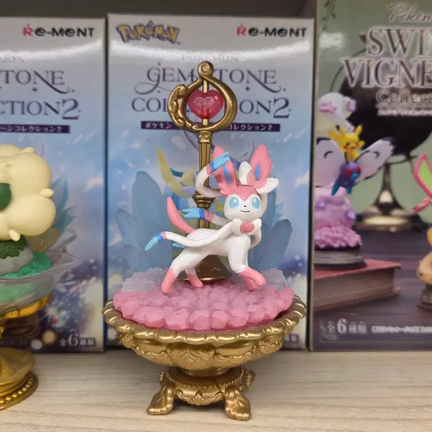 [BUNJANG] Pokemon Gemstone Collection 2 Nymphia Figure / 포켓몬스터 젬스톤 컬렉션2 님피아 피규어