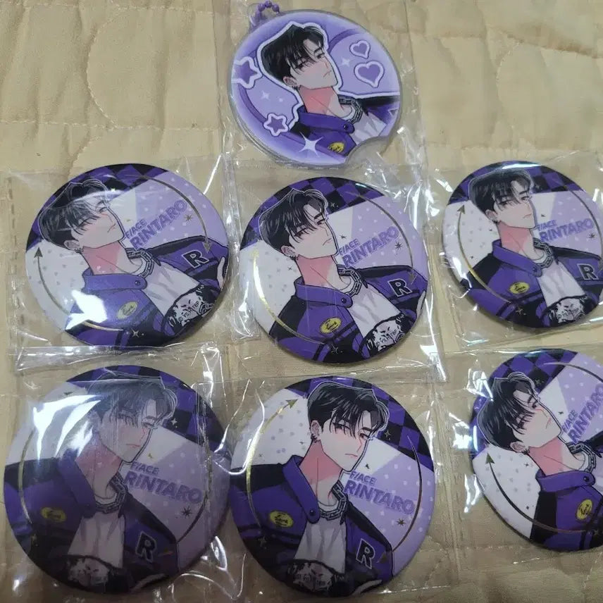 [BUNJANG] Tamonn-gun Uchiwa Fan and Can Badge Bundle Set / 타몬군 지금 어느쪽 일괄 판매 우치와, 캔뱃지