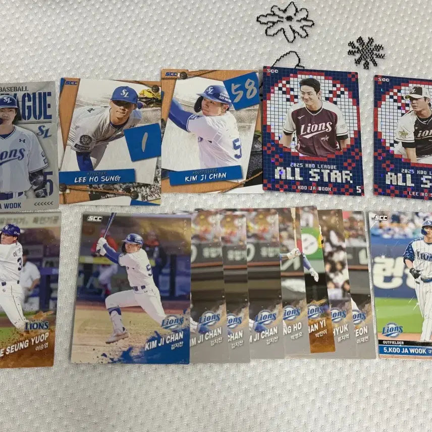 [BUNJANG] Samsung Lions 2026 KBO Trading Card Bundle Set / 2026 KBO 카드 삼성라이온즈 일괄