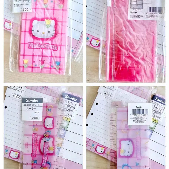 [BUNJANG] Tulip Kitty Diary Inserts Set (11 Types) / 튤립 키티 다이어리 속지 11종세트, 키티다이어리속지, 키티 인덱스속지