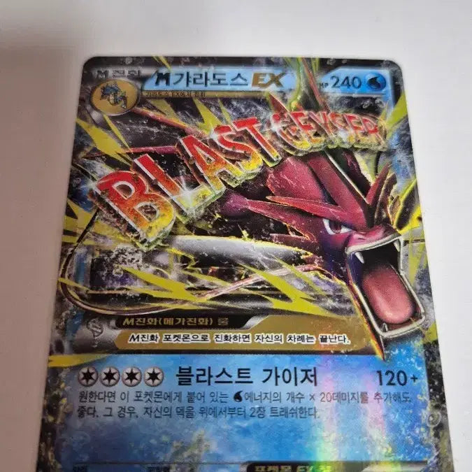 [BUNJANG] Pokemon Card M Gyarados EX / 포켓몬카드 M 갸라도스 EX 급처