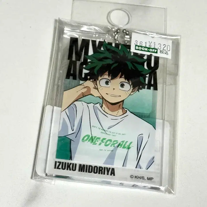 [BUNJANG] My Hero Academia Izuku Midoriya Baseyard Acrylic Keyring / 나히아 히로아카 미도리야 베이스야드 아크릴 키링