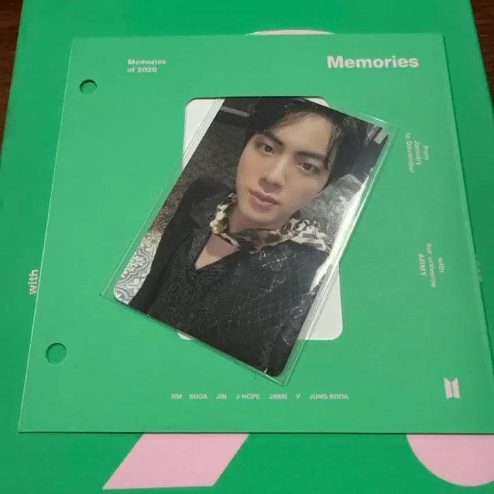 [BUNJANG] BTS 2021 Memories Blu-ray Jin Photocard / 방탄 2021 메모리즈 블레 석진포카