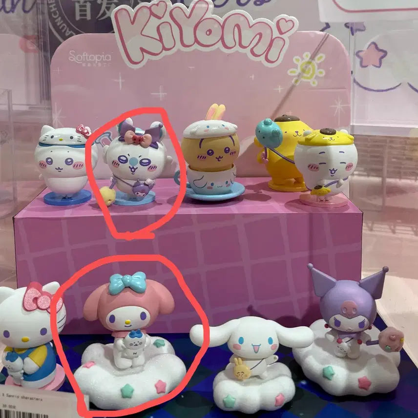 [BUNJANG] Miniso x Cheikawa Sanrio Characters Collaboration Limited Edition Figure / 중국 미니소 정품 치이카와 산리오 캐릭터즈 콜라보 한정 피규어 랜덤