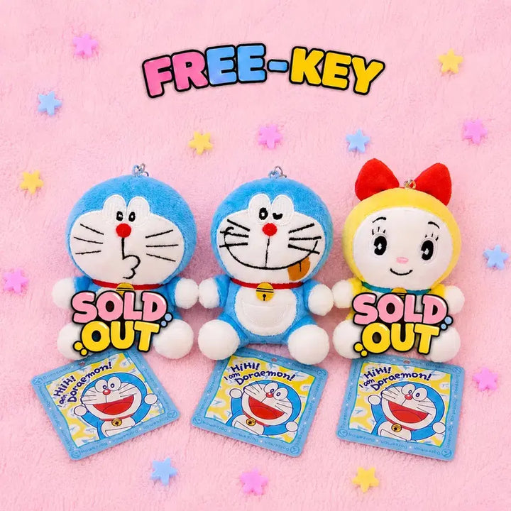 [BUNJANG] Doraemon Dorami Plush Keychain / [새상품] 도라에몽 도라미 인형 키링