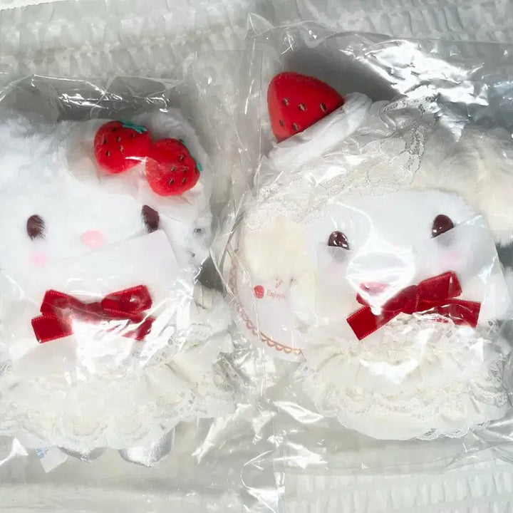 [BUNJANG] Sanrio Shortcake Hello Kitty My Melody Mascot Strawberry Whipping Bundle Set / 일괄)산리오 쇼트케이크 헬로키티 마이멜로디 마스코트 딸기 휘핑