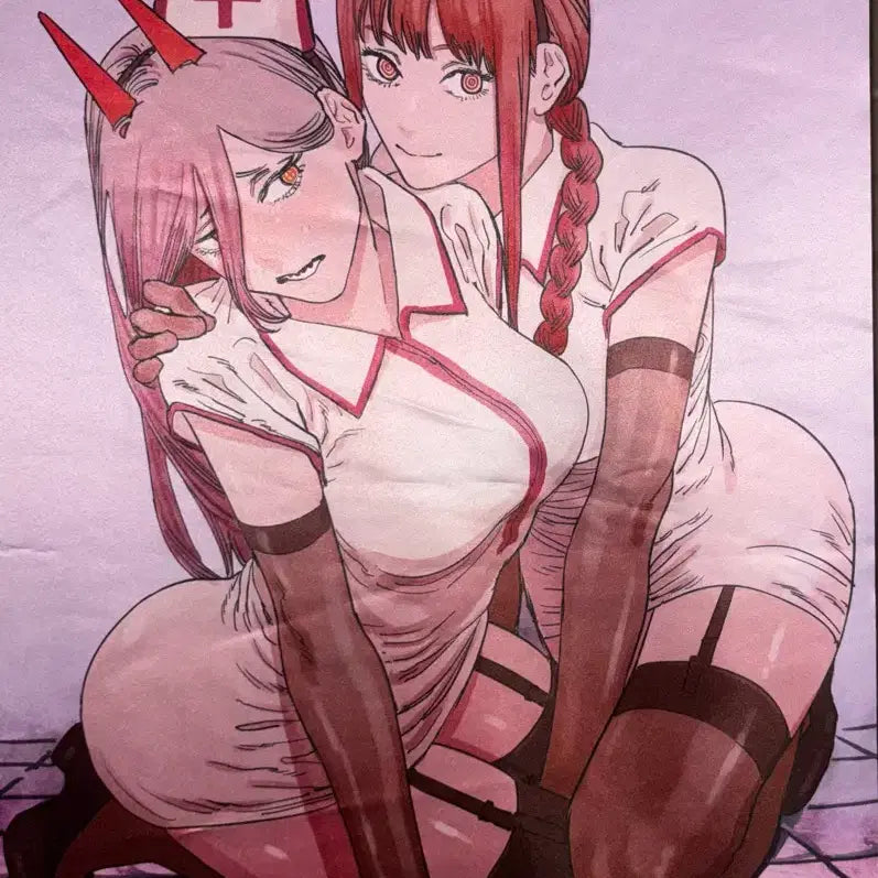 [BUNJANG] Chainsaw Man Makima Power Nurse Tapestry / 체인소맨 마키마 파워 널스 테피스트리