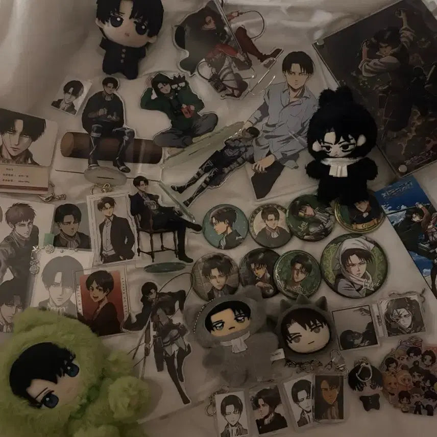 [BUNJANG] Attack on Titan Levi Ackerman Merchandise Bundle Set / 진격의거인 리바이 아커만 굿즈 일괄