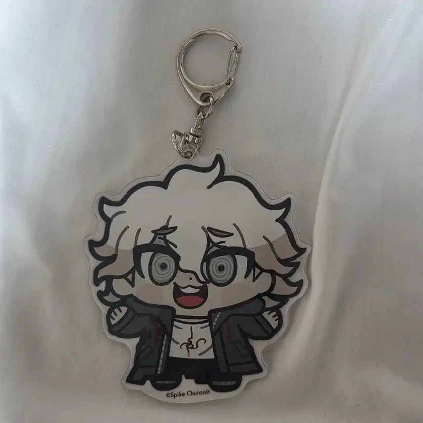 [BUNJANG] Super Danganronpa 2 Nagito Komaeda Bukubu Acrylic Keychain / 슈퍼 단간론파 2 코마에다 나기토 부쿠부 아크릴 키링