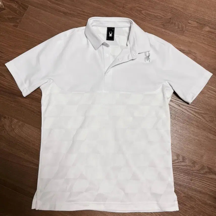 [BUNJANG] Spider Logo Functional Collar T-Shirt / (M) 스파이더 와펜 기능성 카라티