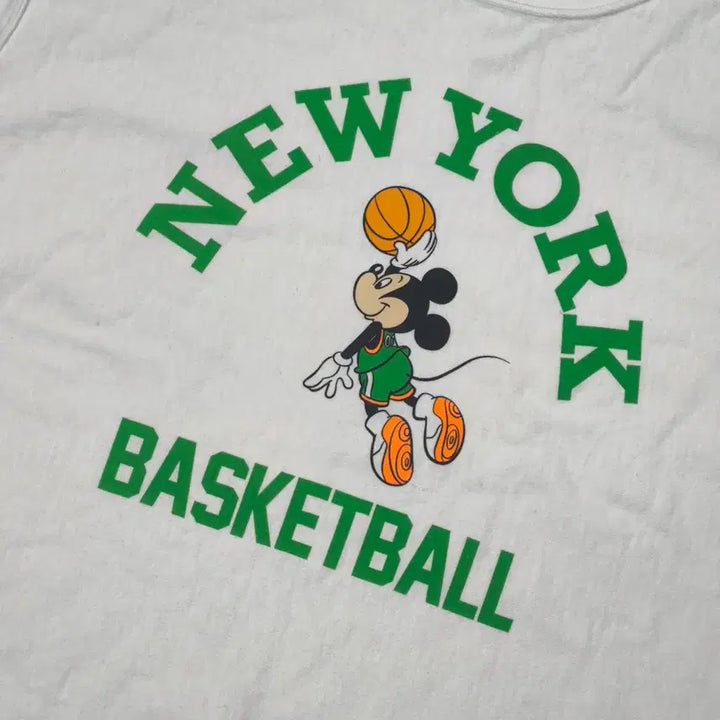 [BUNJANG] Champion Reverse Weave x Disney Mickey Mouse New York Basketball T-Shirt / [XL] 챔피온 리버스위브 x 디즈니 미키마우스 뉴욕 바스켓볼 티셔츠