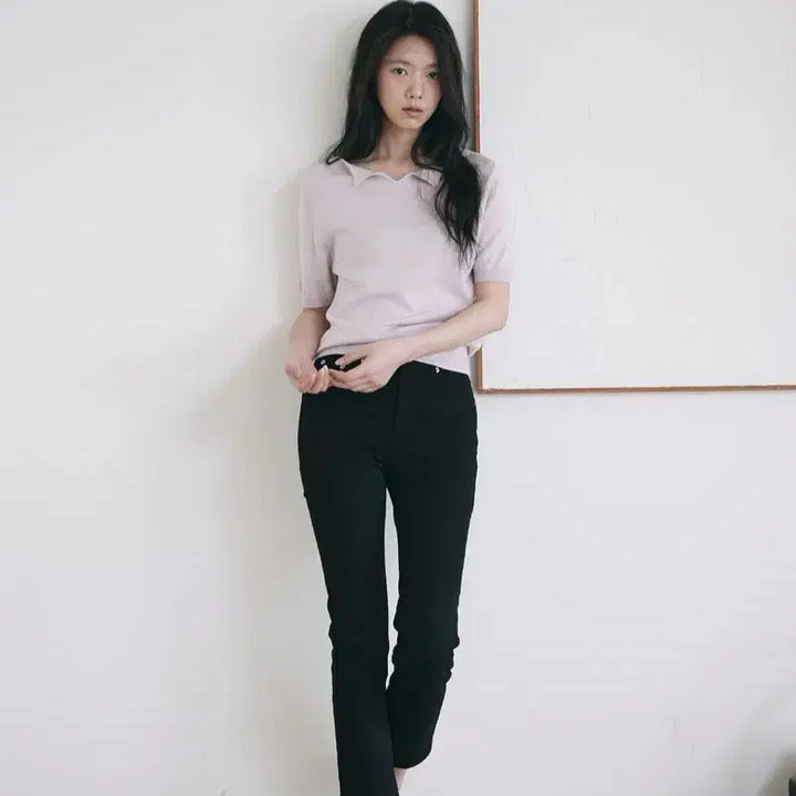 [BUNJANG] Yoonsulshop Cropped Black Denim Size 1 New / 윤슬샵 cropped black denim 1사이즈 새상품