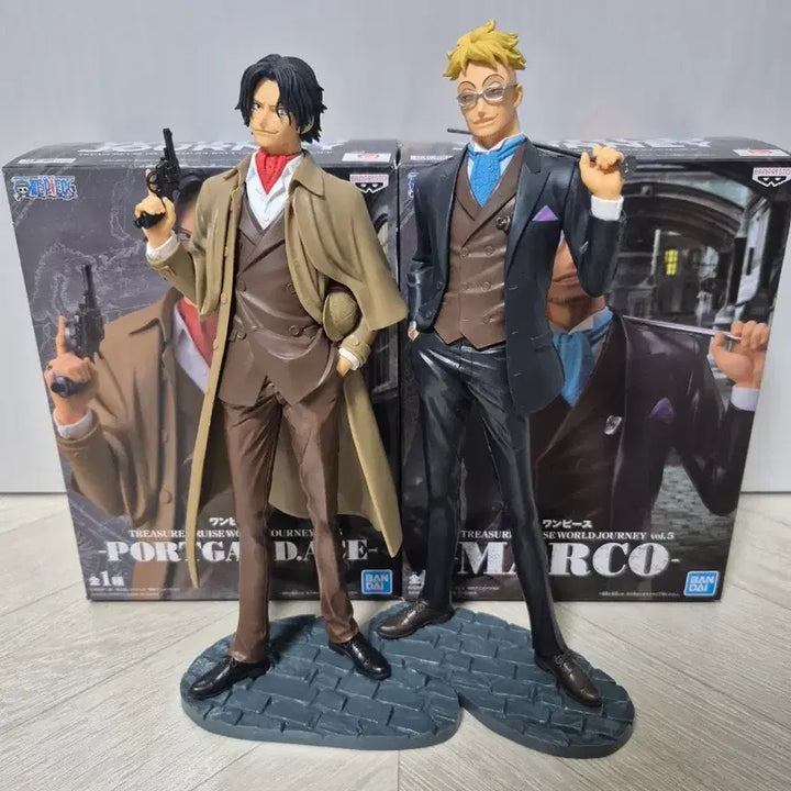 [BUNJANG] Banpresto One Piece Ace + Marco Figure Bundle Set / 반프레스토 원피스 에이스 + 마르코 피규어 일괄