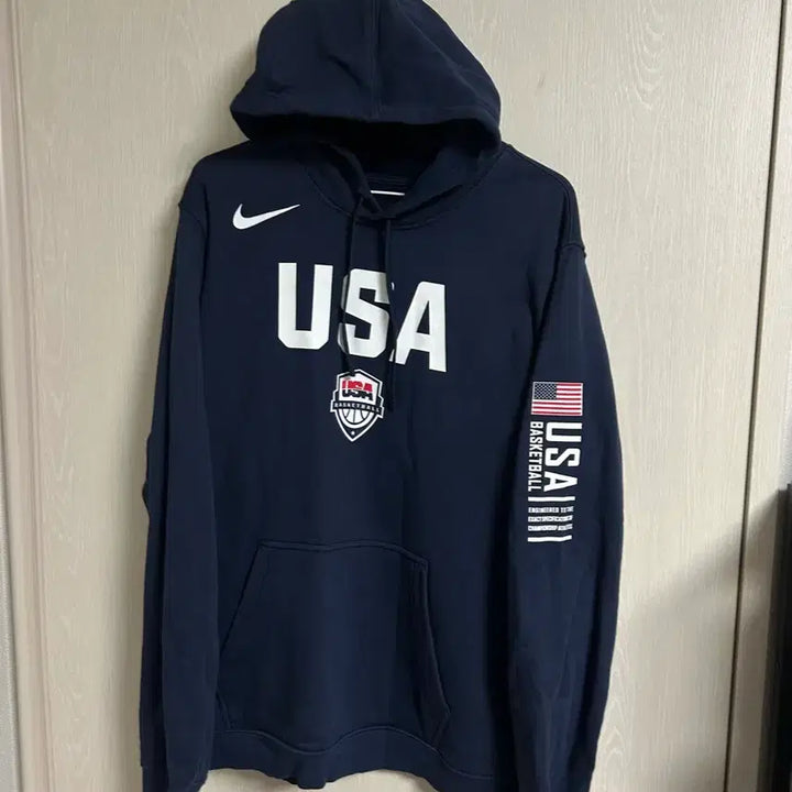 [BUNJANG] Nike USA Basketball Hoodie Navy Size 110 / 나이키 USA 농구 후드티 네이비 110사이즈 팜