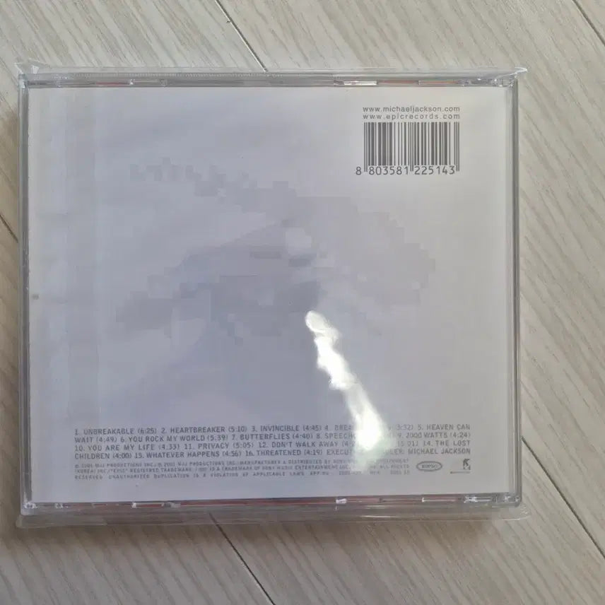 [BUNJANG] Michael Jackson Invincible Sealed CD Album / CD(미개봉)마이클잭슨 앨범 invincible