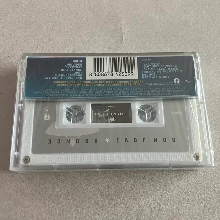 [BUNJANG] Bon Jovi 8th Album Bounce Unsealed Cassette Tape / 00년대 본조비 8집 Bounce 미개봉 카세트테이프
