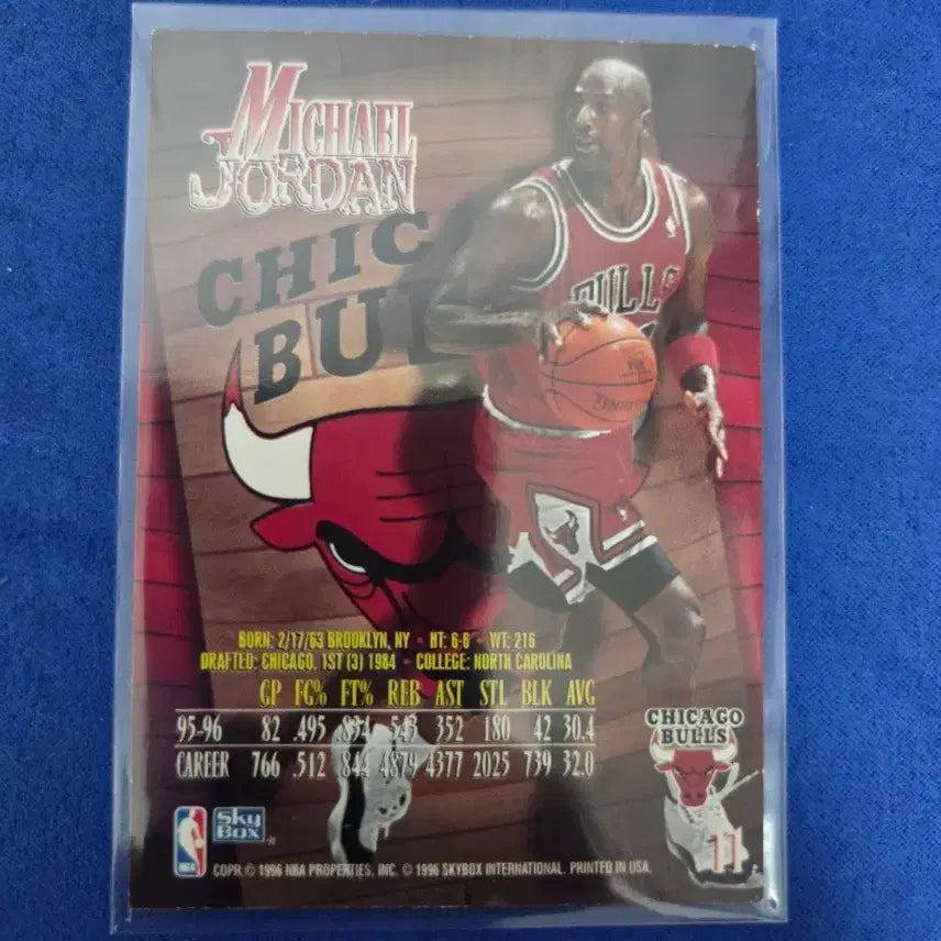 [BUNJANG] NBA Skybox Z-Force Michael Jordan Basketball Card / nba 스카이박스 Z 포스 마이클 조던 농구 카드