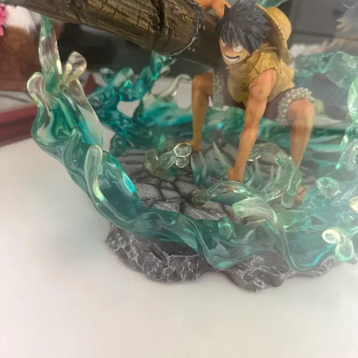 [BUNJANG] Master Studio Wooden Luffy Resin Figure / 마스터사 통나무 루피 레진피규어