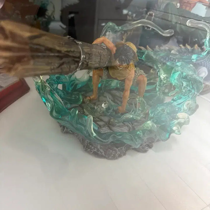 [BUNJANG] Master Studio Wooden Luffy Resin Figure / 마스터사 통나무 루피 레진피규어