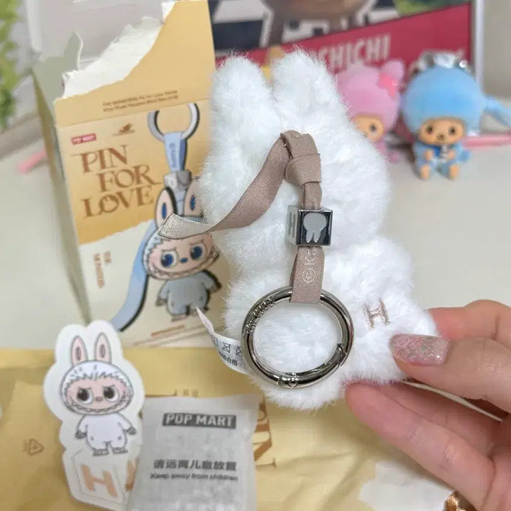 [BUNJANG] Labubu "My Secret Password Series" Plush Keychain (A-M) / 라부부 내 마음속 비밀번호 시리즈 인형 키링 (A-M)