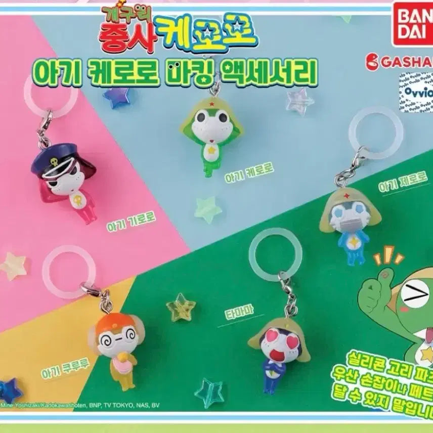 [BUNJANG] Keroro Chibi Kero Eyes Mark Set 3 / 케로로 치비케로 메지루시 3탄 일괄 판매