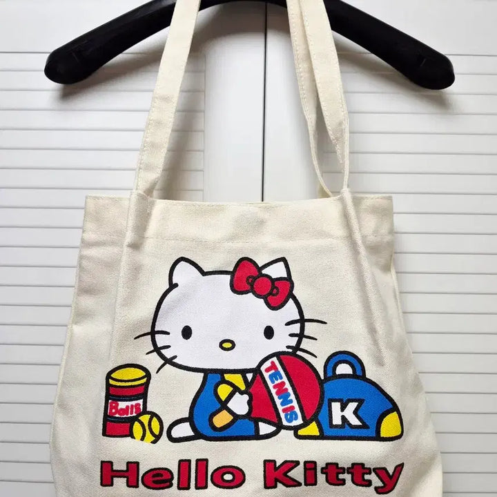 [BUNJANG] Hello Kitty Canvas Shoulder Bag Eco Bag / 헬로키티 캔버스 숄더백 에코백 보조가방 새상품