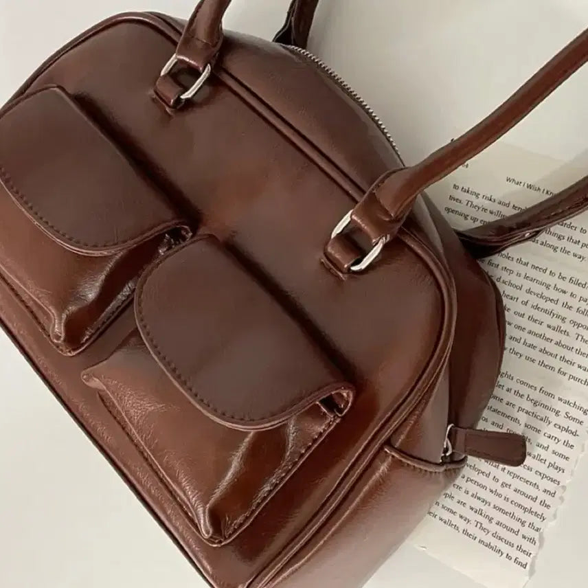 [BUNJANG] Brown Shoulder Bag / 브라운 숄더백