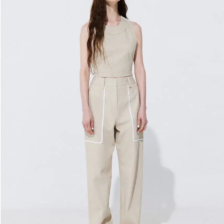 [BUNJANG] Wnder Kammer Sleeveless Top / 분더캄머 슬리브리스