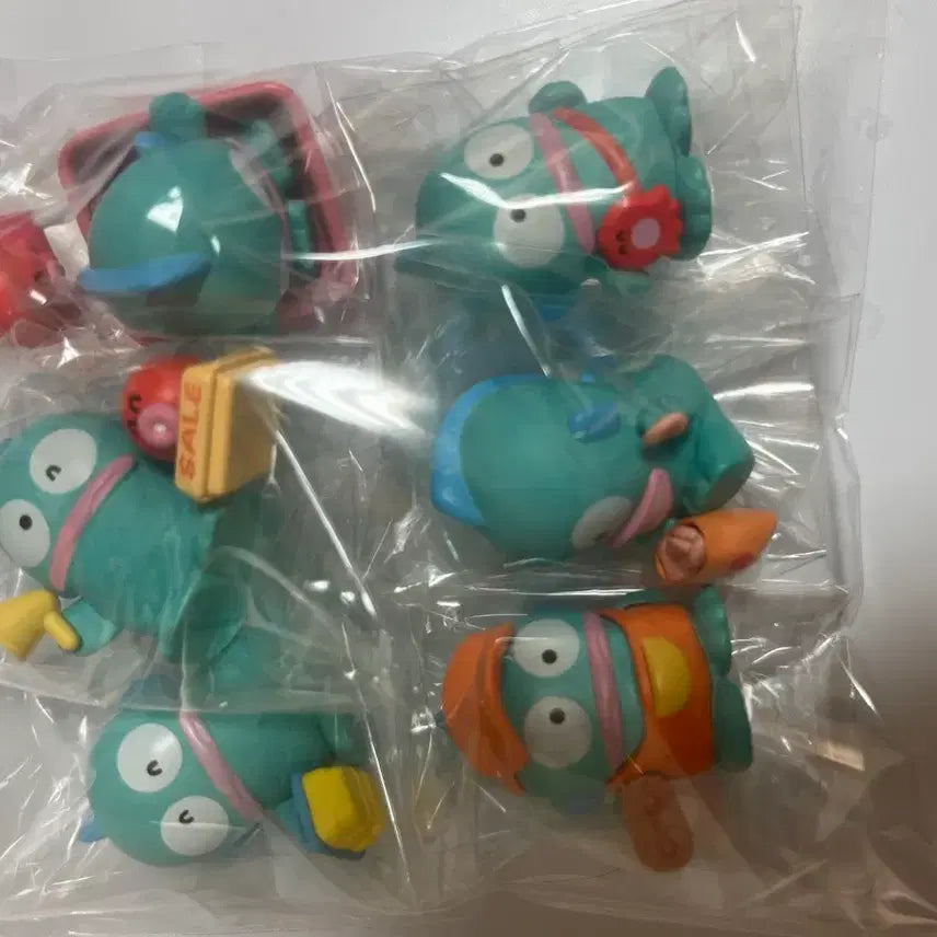 [BUNJANG] Hangyodon Market Mart Figure 6 Types Set Matte / 일괄) 한교동 마켓 마트 피규어 6종 세트 무광