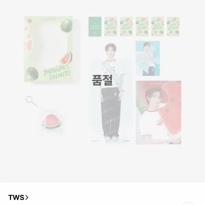 [BUNJANG] TWS Youngjae Birthday Box / 투어스 영재 생일박스 생박 배송지변경