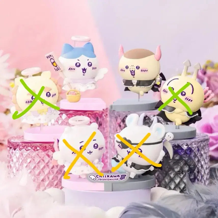 [BUNJANG] Cheekawa Hachi &amp; Kuri Figures Bundle Set / (공구) 먼작귀 치이카와 천악 피규어 / 하치 쿠리
