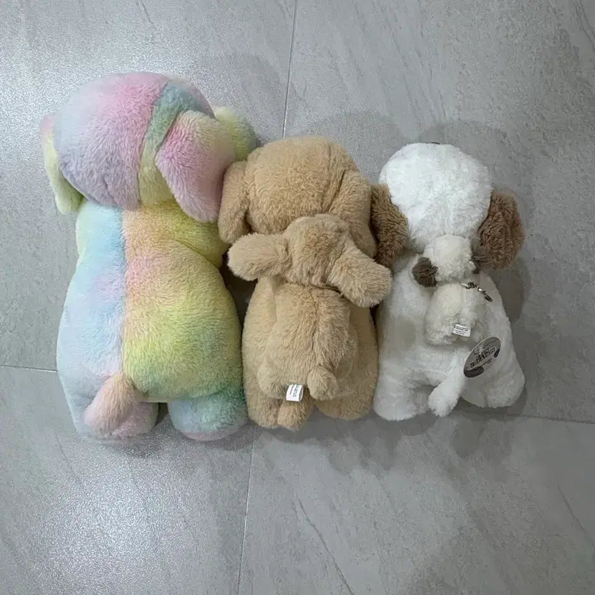 [SOLD OUT] 라잉독뭉뭉이강아지인형키링대형중형소형미니무지개인절미백설기40301510cm