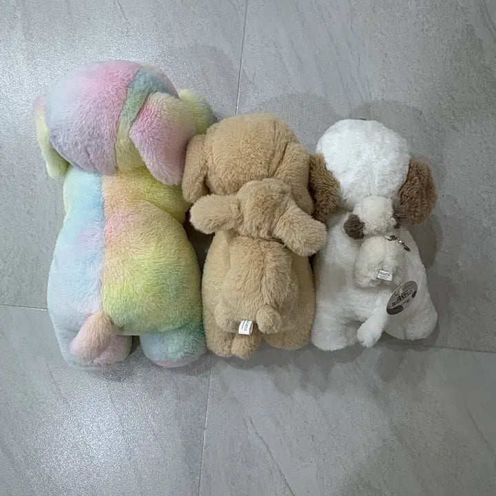 [SOLD OUT] 라잉독뭉뭉이강아지인형키링대형중형소형미니무지개인절미백설기40301510cm
