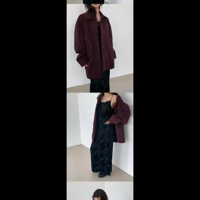 [SOLD OUT] [새상품] 모렌트 오버핏 스웨이드 하프 코트