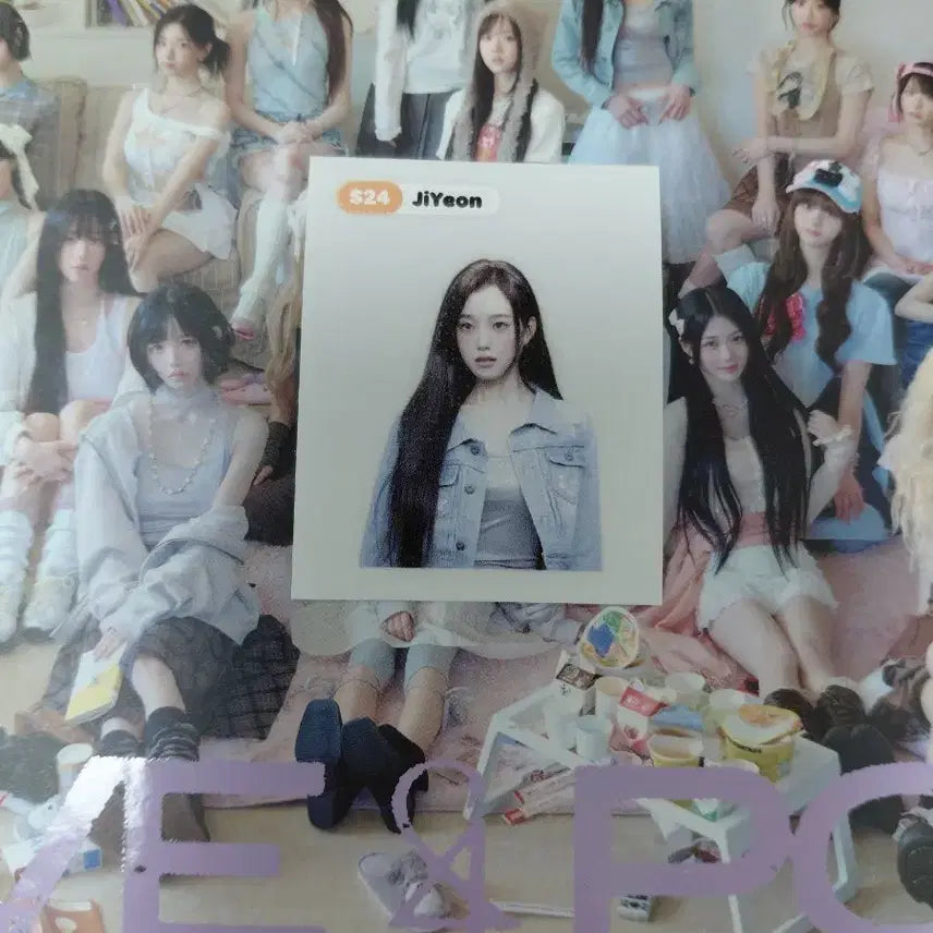 [BUNJANG] tripleS Jiyeon Broadcast Photocard / 트리플에스 공방 띠부씰 지연