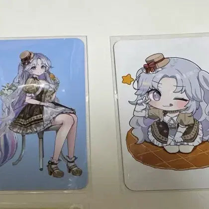 [BUNJANG] Stellive Uni Butterwaffle Collaboration Photocard Set (4 pcs) / 스텔라이브 유니 버터와플 콜라보 포토카드 4장 세트