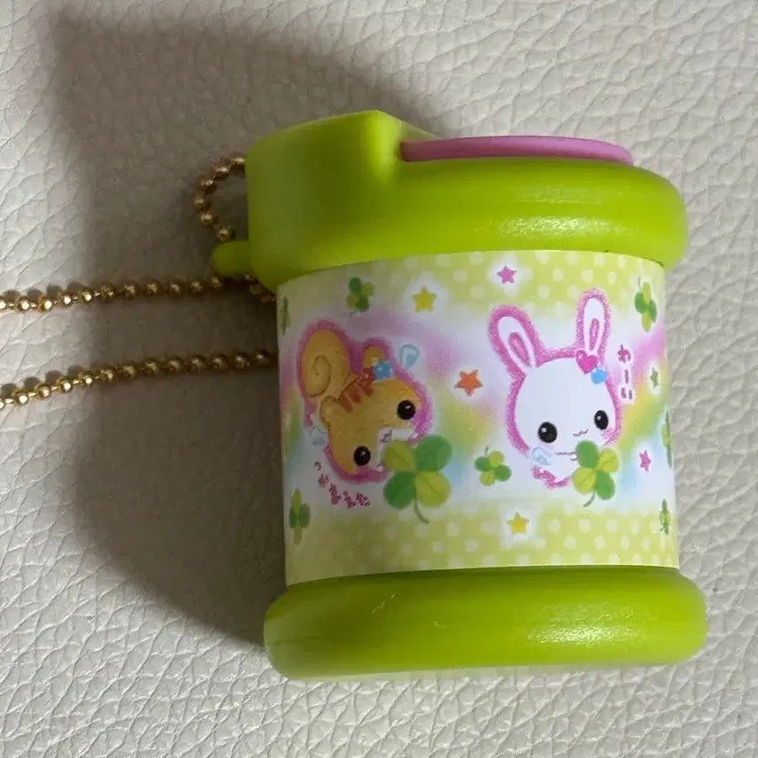 [BUNJANG] Heisei Fuwa Fuwa Rabi-chan Coin Case Cylinder (Green) Gacha / 헤이세이 코인 케이스 실린더 후와후와 라비짱 그린 가챠