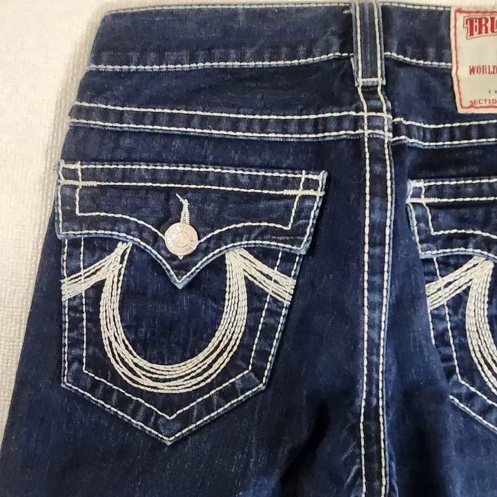 [BUNJANG] True Religion Rainbow Billy White Super T Bootcut Jeans / [S급/31] 트루릴리젼 레인보우 빌리 화이트 슈퍼티 부츠컷