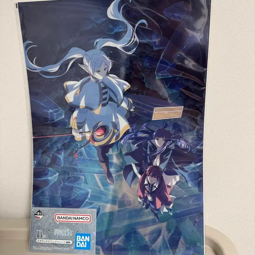 [BUNJANG] Frieren B-Rank Metallic Visual Poster Sheet + Himmel Land Acrylic Stand / 프리렌 b상 메탈릭 비주얼 포스터 시트 + 힘멜 란트 아크릴스탠드