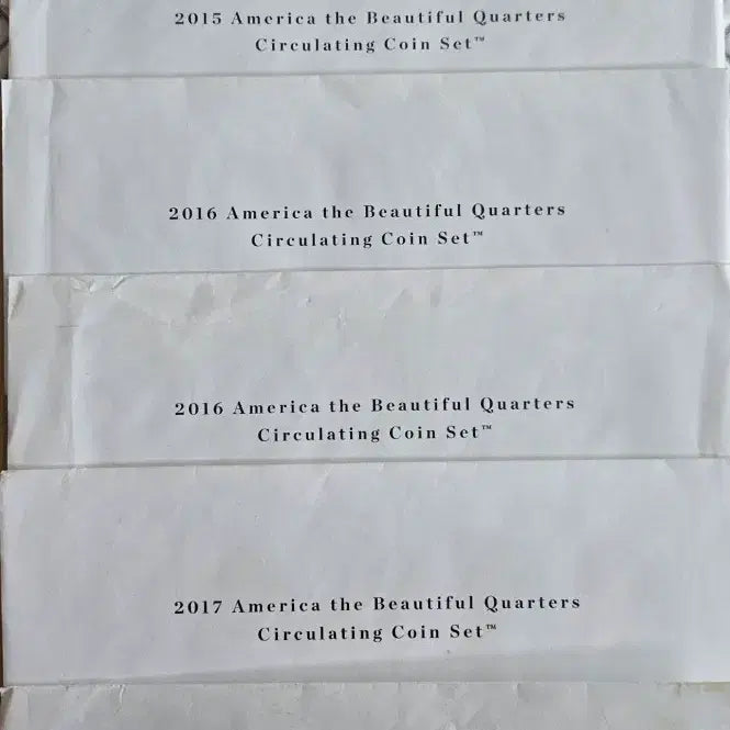 [BUNJANG] American ATB Quarter Dollar Set (P &amp; D Mint Marks) / 미국 ATB 쿼터달러  (P &amp; D)  세트