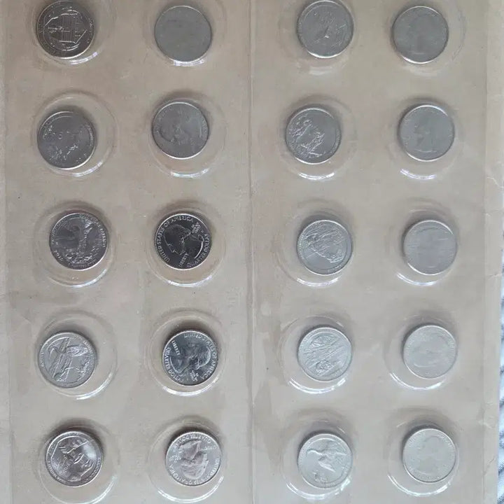 [BUNJANG] American ATB Quarter Dollar Set (P &amp; D Mint Marks) / 미국 ATB 쿼터달러  (P &amp; D)  세트