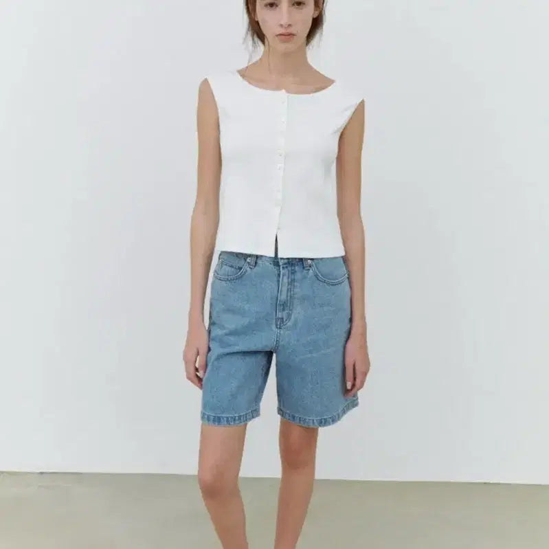 [SOLD OUT] -40%) LO61 엘오육일 포르타 데님 쇼츠 M