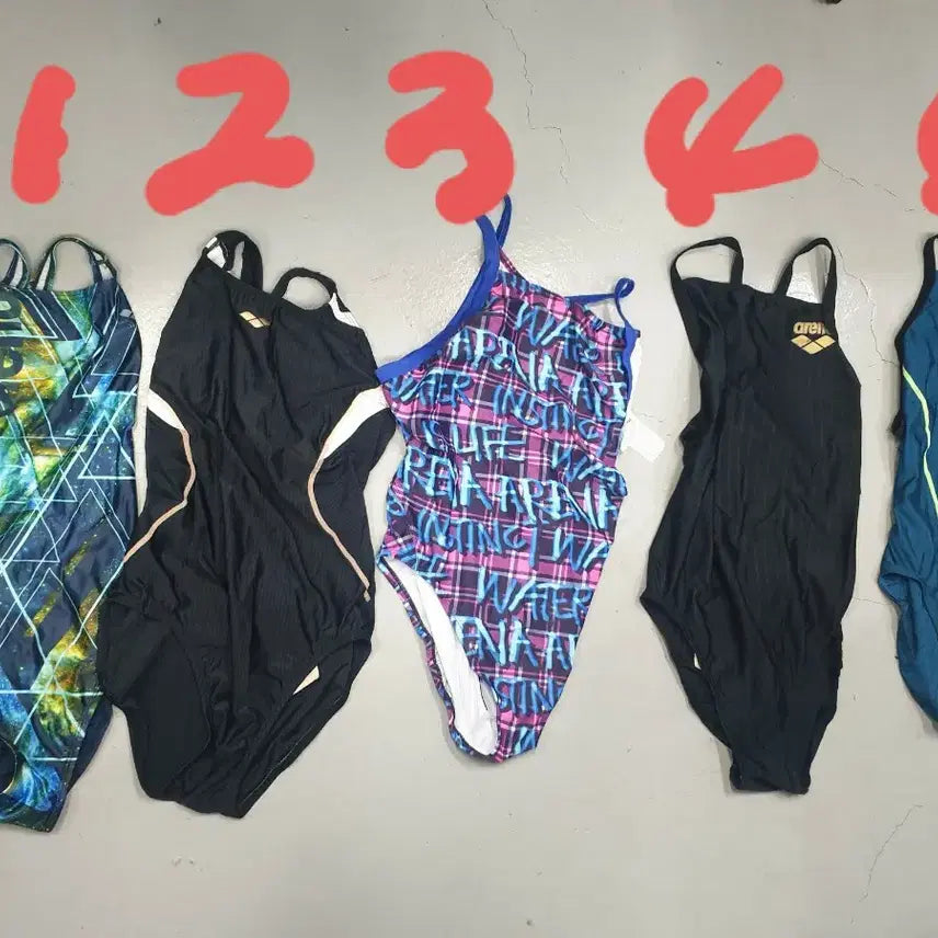 [BUNJANG] Arena Swimwear 5-Piece Set (Sizes 95-100) / 아레나 수영복 5종 (95-100XL)