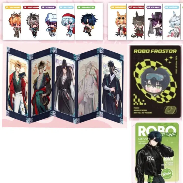 [BUNJANG] Sgosism Nino Koyo Oto Iro Robo Bundle Set Stickers Collectbook Glitter Folding Screen / 일괄) 스코시즘 니노 코요 오토 이로 로보 스티커 콜렉트북 글리터 병풍